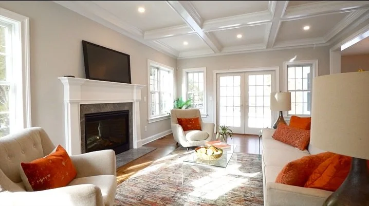 From construction zone to cozy home! 
#summitnj #dreamhome #homerenovation #njbuilder #customhomesummit #njlife  #homemakeover #summitnjhomes #renovationinspo #remodelnj