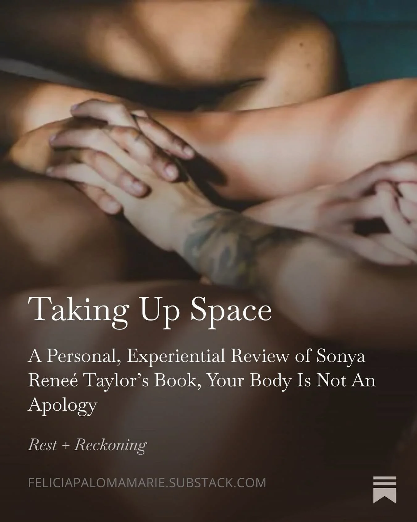 I was seven when I first wondered if my thighs were too big. I have a memory of being outside at recess during grade school, sitting on a bench, picking up my thigh, my muscle falling, succumbing to gravity, making my thigh look thinner.
That was how