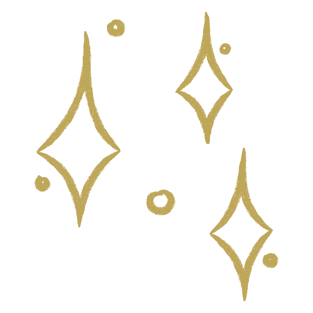 gold sparkles