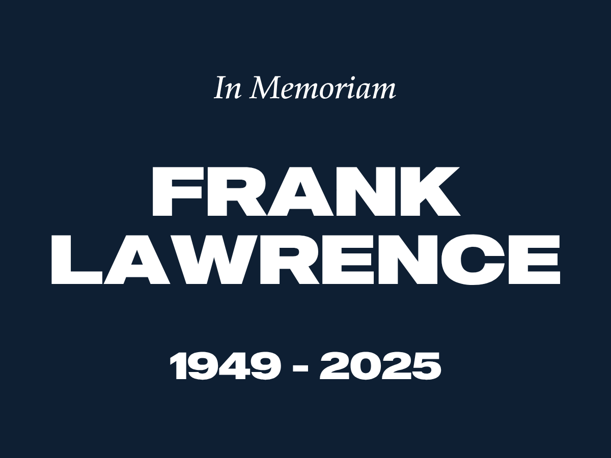 In Memoriam: Frank Lawrence