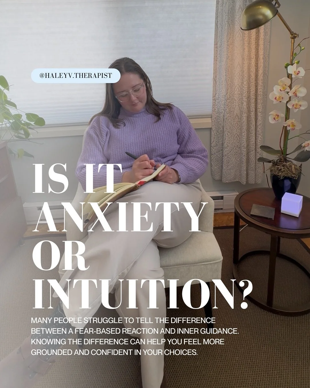 Anxiety often shouts while intuition whispers. Anxiety can feel urgent, pressured, and fear-driven. It pushes for quick action, even when the situation does not require it. Intuition, on the other hand, is quieter. It tends to feel steady, calm, and 