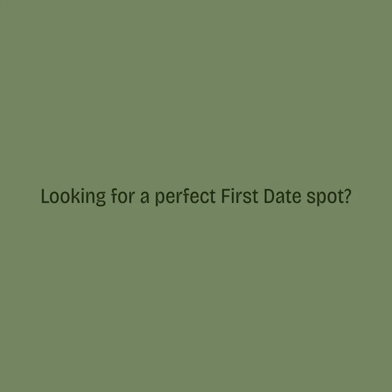 Looking for that perfect casual First Date spot?
🫶Its stressful planning a first date with someone you just met. Since you don’t know each other, you really want someplace to meet that makes you both feel relaxed and eager to chat. 
☕A Coffe