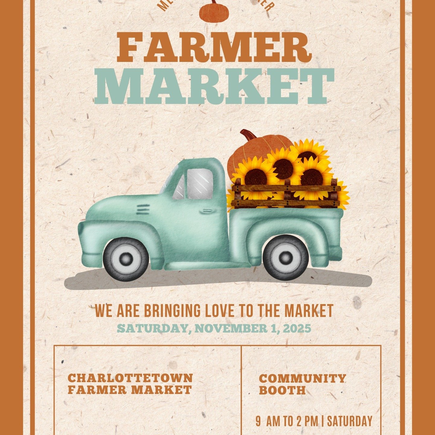 Tired of swiping? Curious about matchmaking? 
Just want to say hi?

Come find me at the Charlottetown Farmers Market this Saturday!

I'll be there 9am-2pm with Wayward Hearts. 

Ask me anything:
&rarr; How does matchmaking actually work?
&rarr; Is th