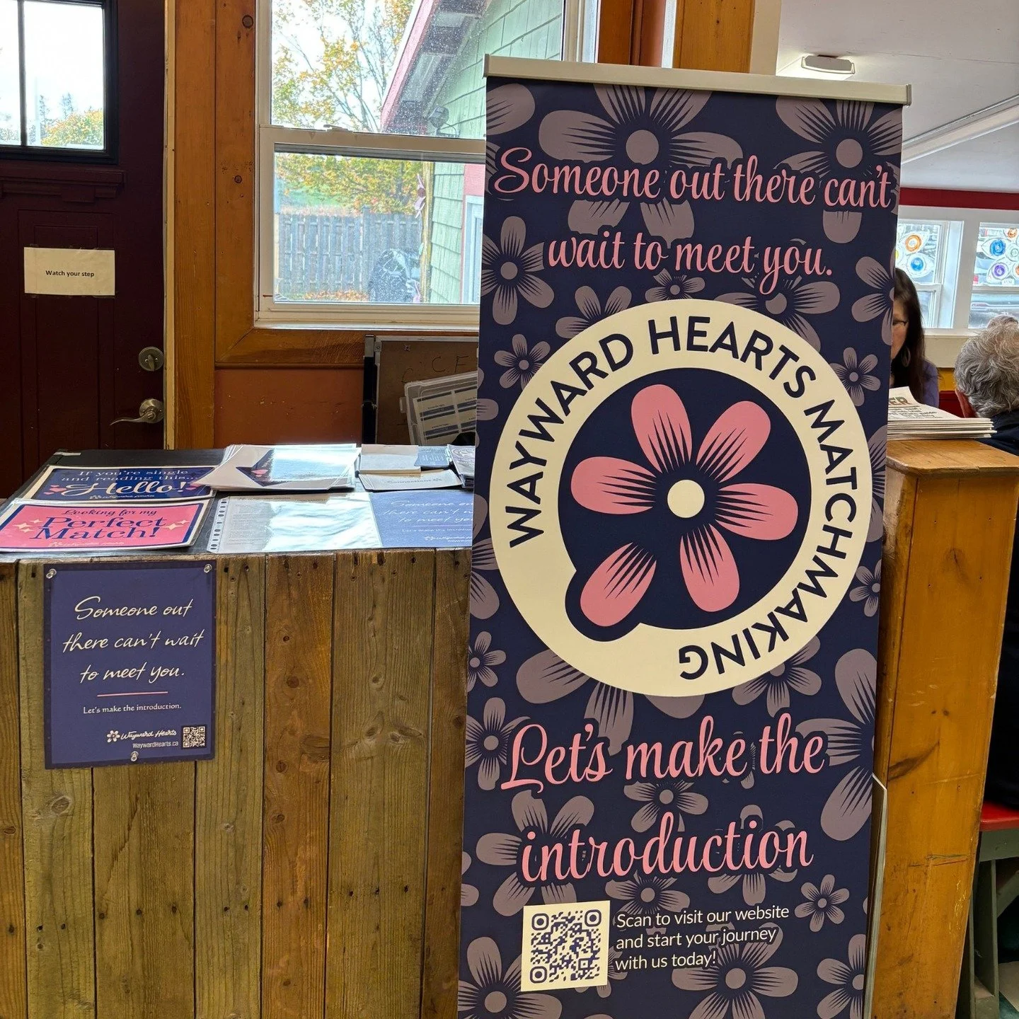 Saturday at the farmers market hit different when you're there talking about love, connection, and the chaos of dating on PEI 

Thank you to everyone who stopped by the Wayward Hearts table today. 

Some highlights:
&rarr; Meeting members I'd only kn
