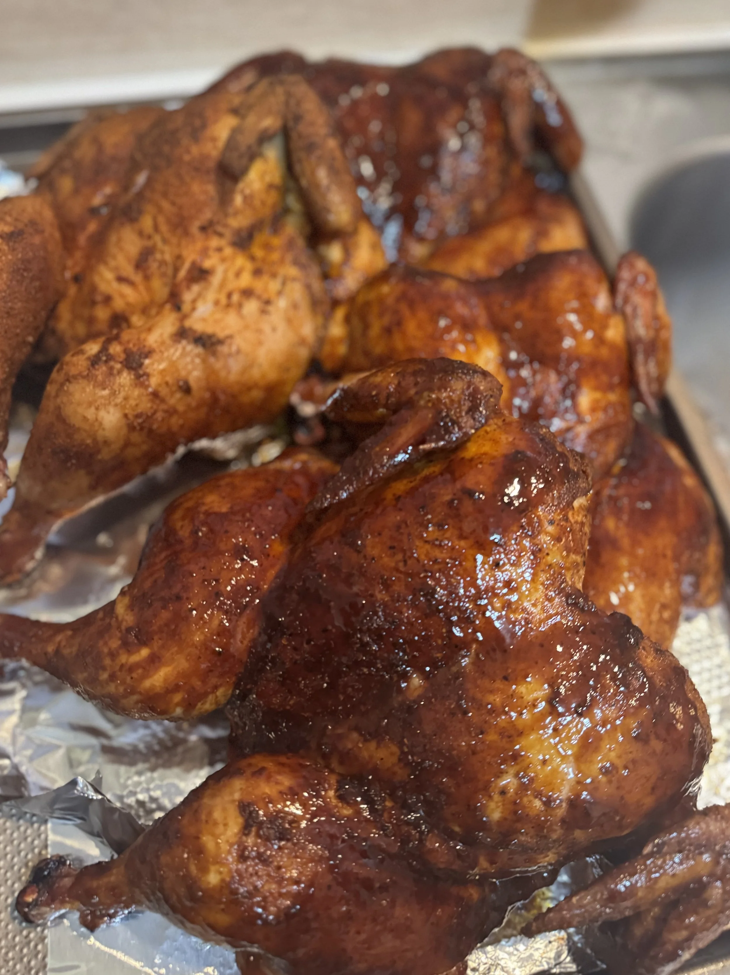 Whole Smoked BBQ Chicken