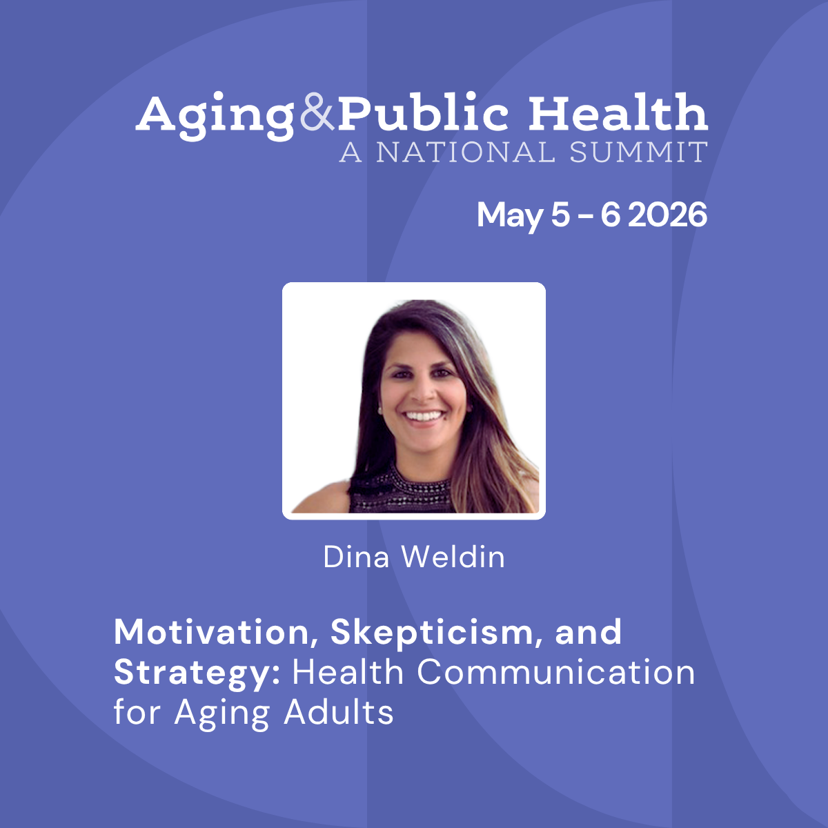Aging & public health summit speakers