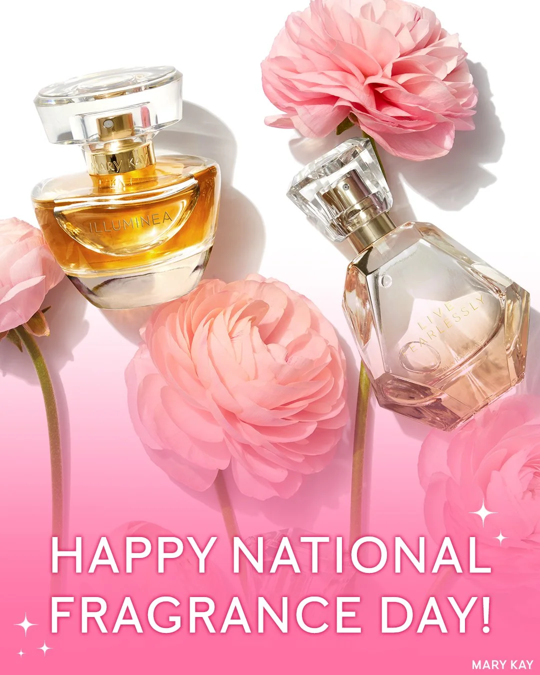 In the spirit of National Fragrance Day, I&rsquo;m going with a nice spritz of my favorite Mary Kay perfume! 
If you love a fruity perfume or floral perfume, Forever Diamonds Eau de Parfum is your best friend. 
For a bold perfume, Live Fearlessly Eau