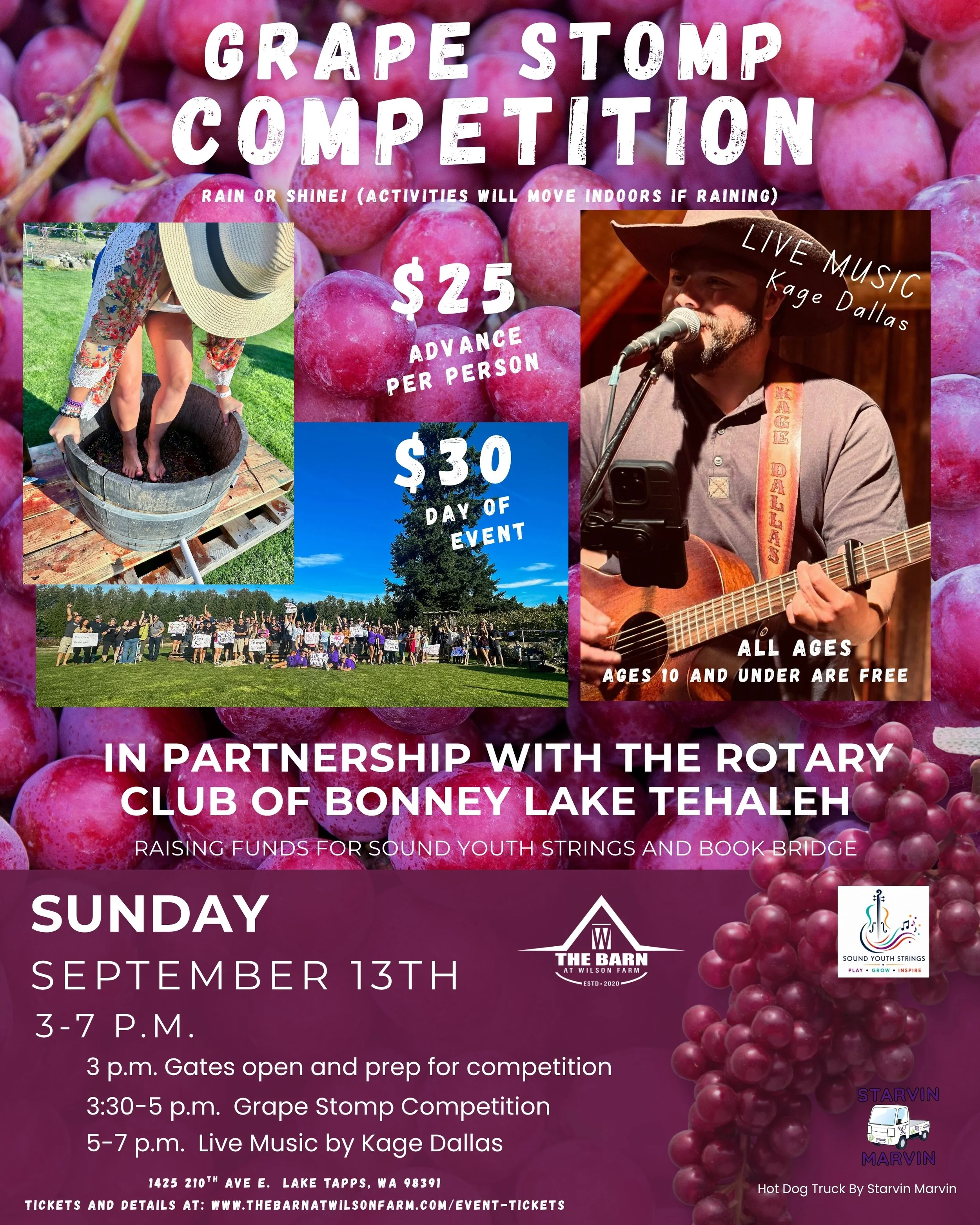 CRUSH IT! 2026 Annual Grape Stomp Competition