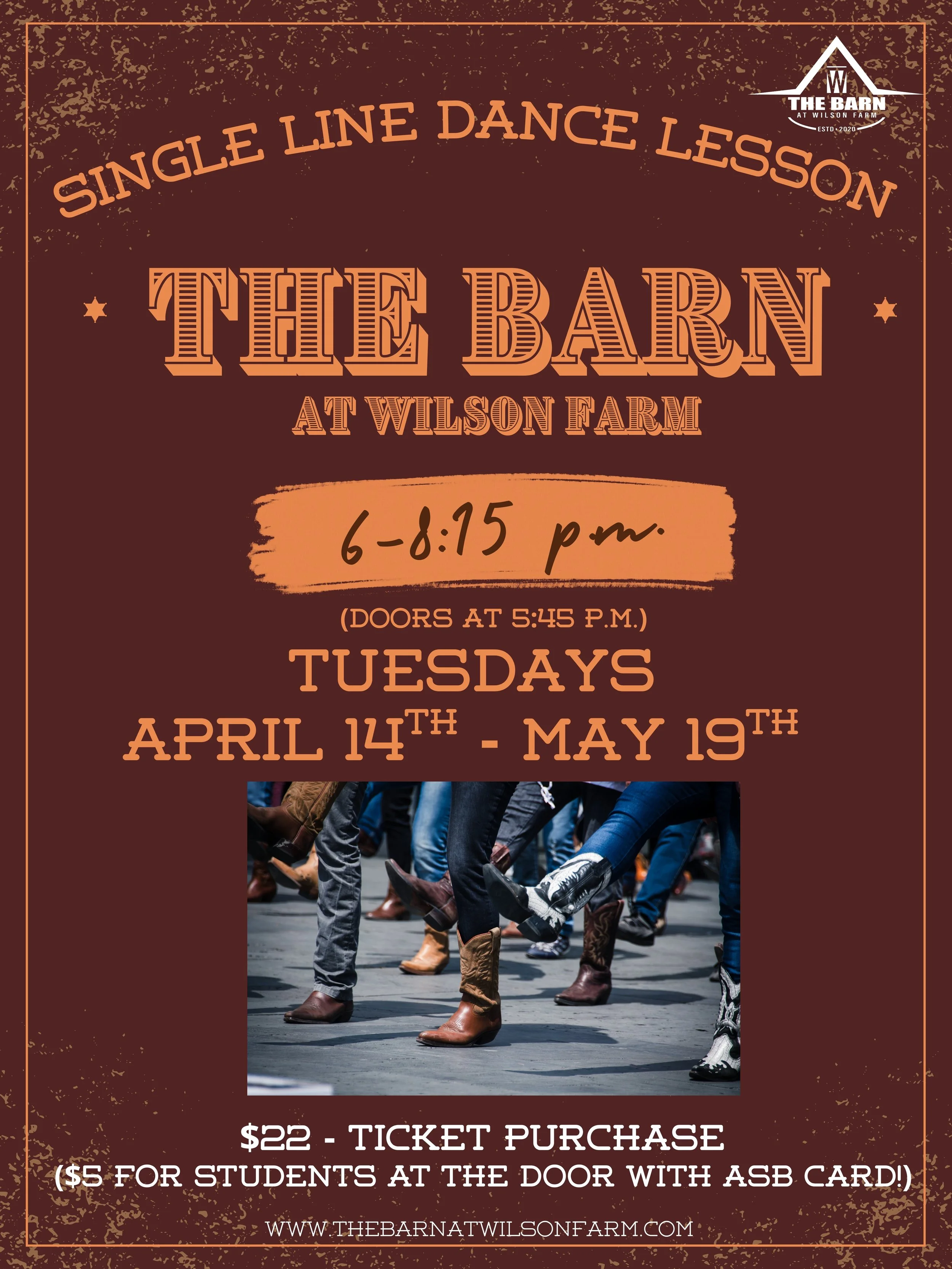 Line Dance Lessons  - Single Class