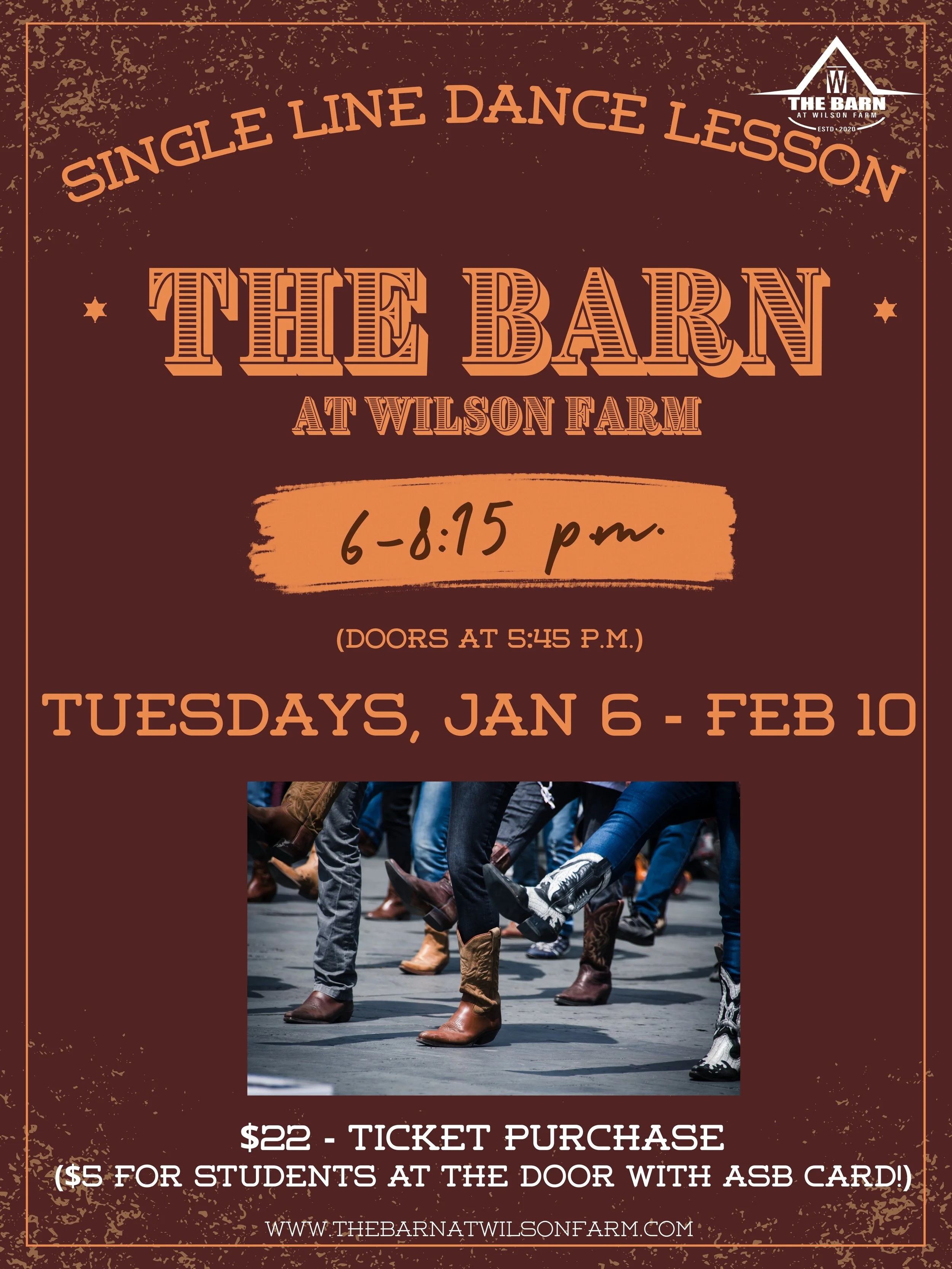 Line Dance Lessons  - Single Class