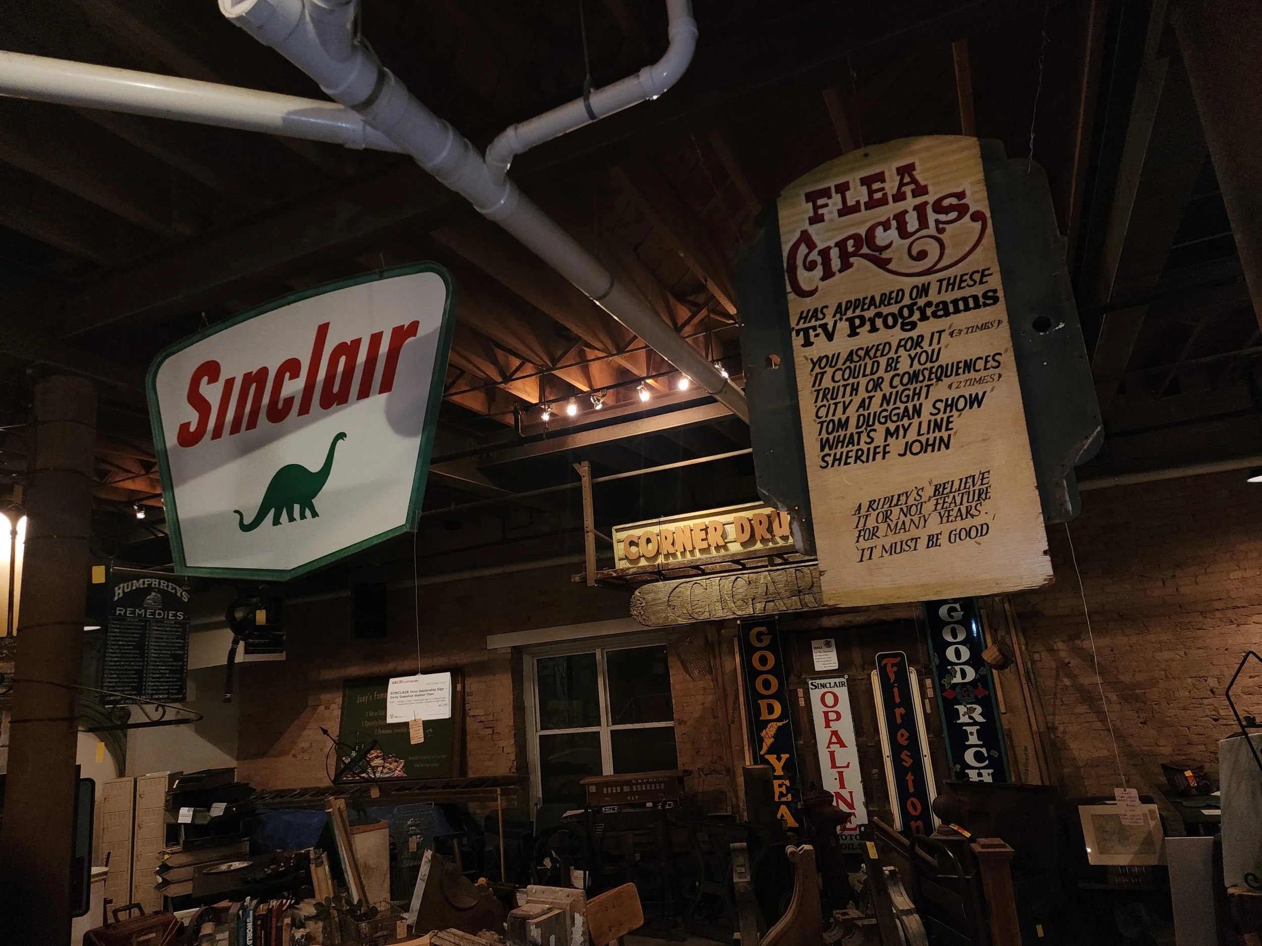 SOLD! Massive Advertising Signs &amp; Historic Architectural Antiques Store Online Auction - Sell It Now Store / Gerlach Companies (4/2024)