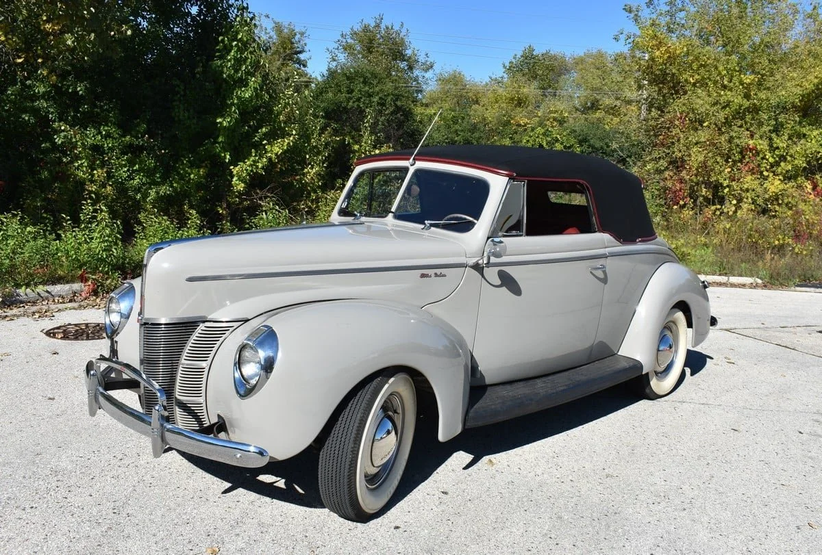 OPEN FOR BIDDING! 1940 Ford De Luxe Convertible Club Coupe