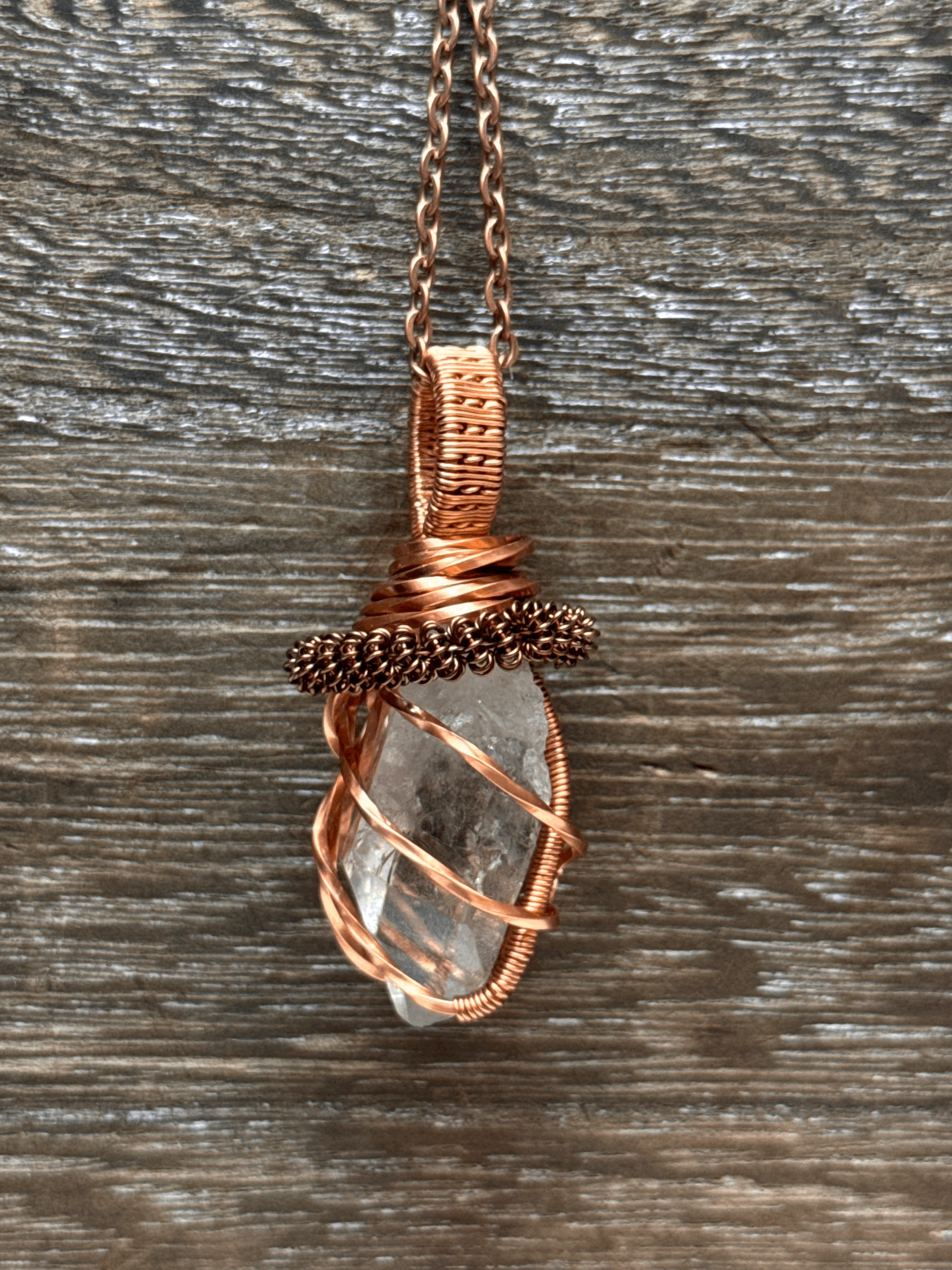 Clear Crystal Quartz Wire Wrap