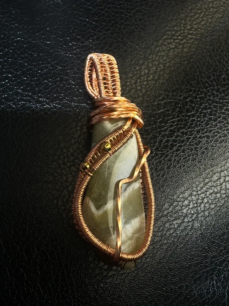 Prasiolite Wire Wrap
