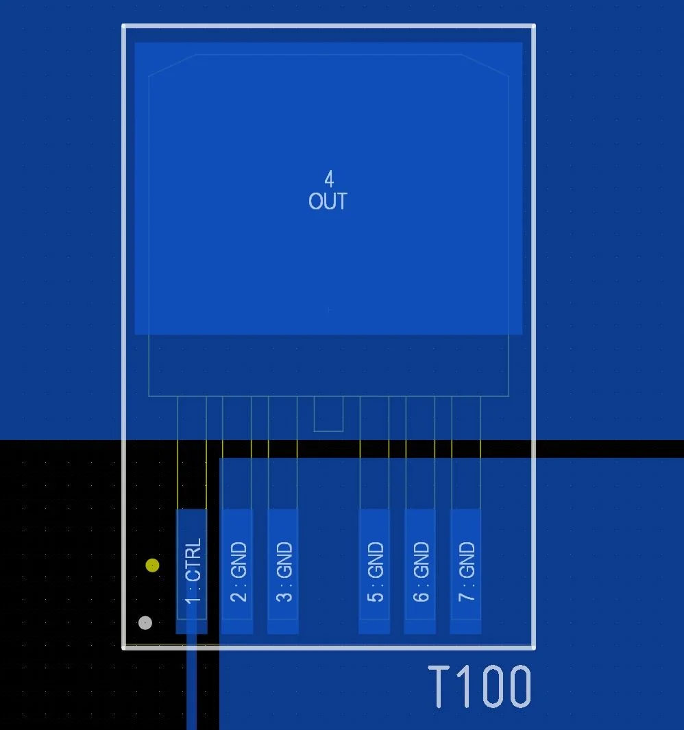 How to set Design Rule in Altium Designer for all Pads Direct Connection to Polygons at specific Component