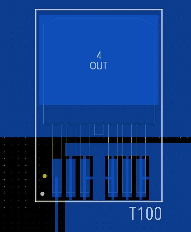 How to set Design Rule in Altium Designer for specific Pad Direct Connection to Polygon at specific Component