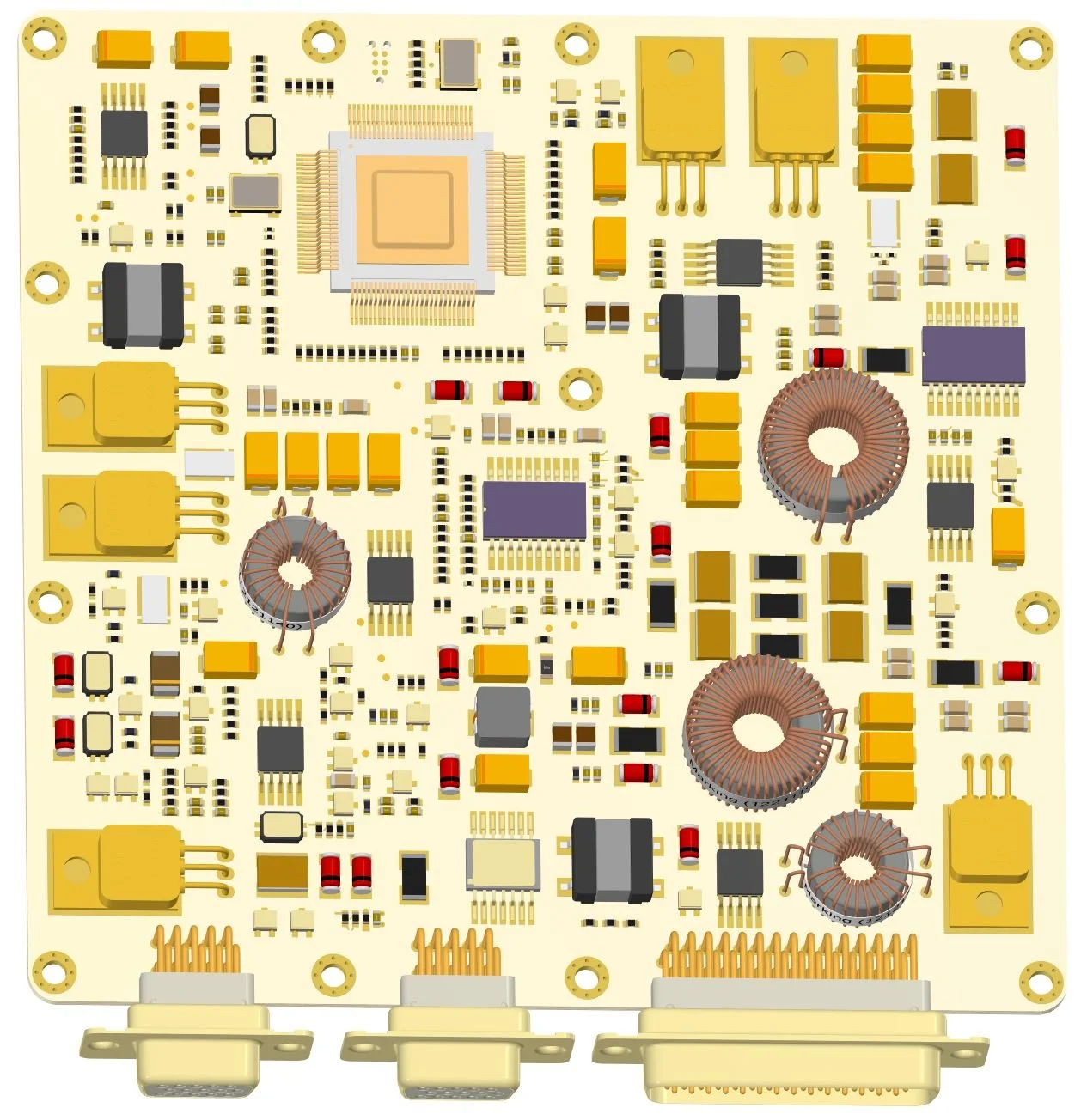 Space grade PCB layout design