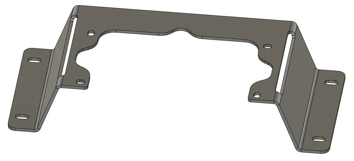 Example of 3D mechanical design of metal sheet part