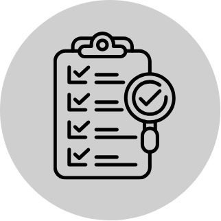 Rigorous Testing & Validation pictogram