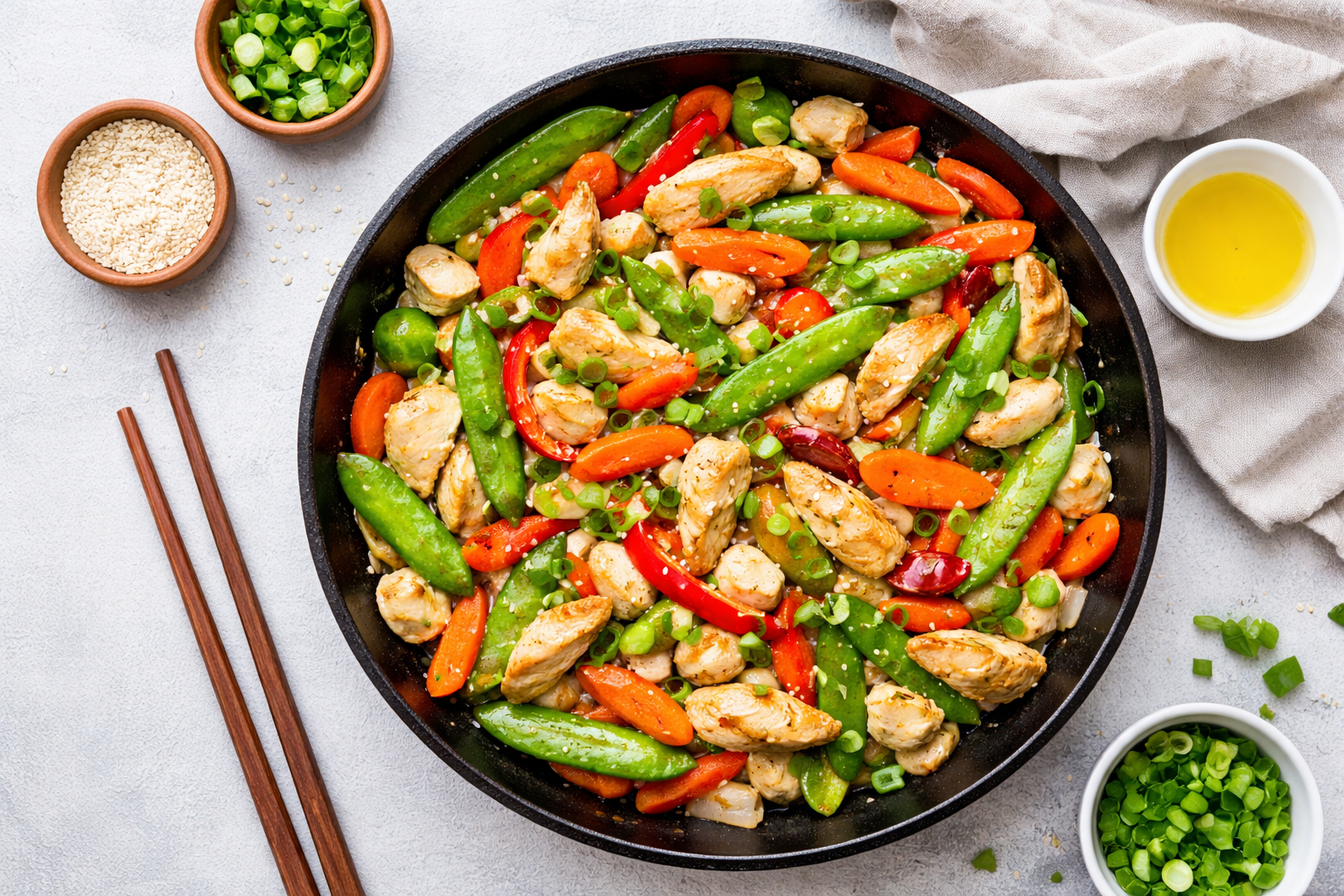 Simple, nourishing meals: Easy chicken stir fry
