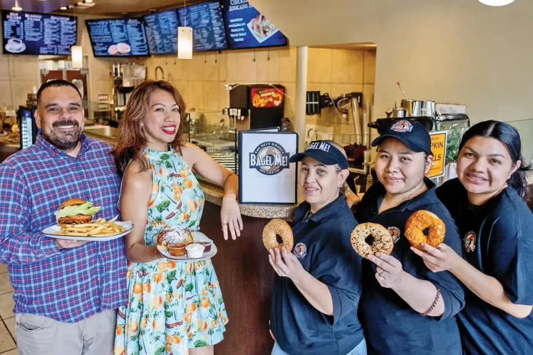 Ribbon Cutting Welcomes Bagel Me! to the Orange Chamber Community