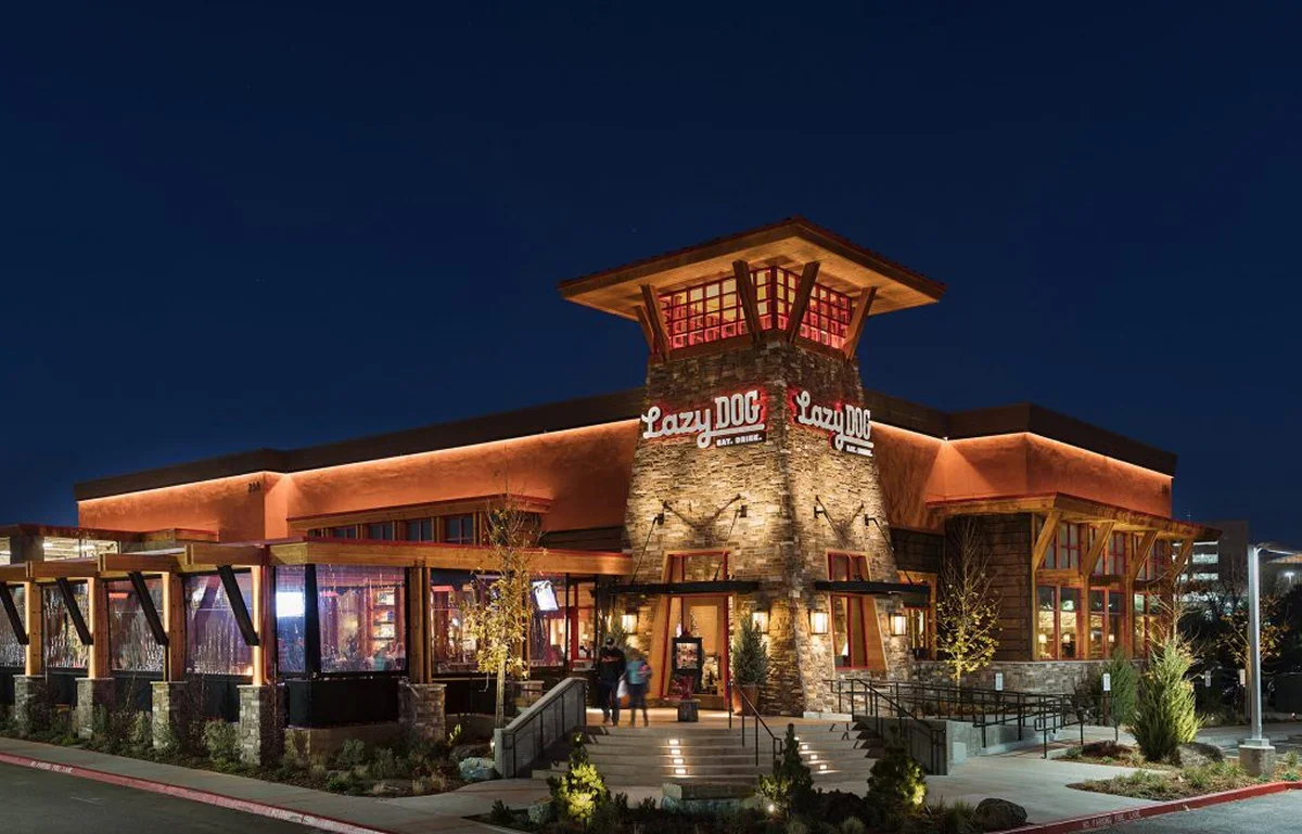 Lazy Dog Restaurant &amp; Bar Offers a Cozy Mountain Lodge Escape in Orange