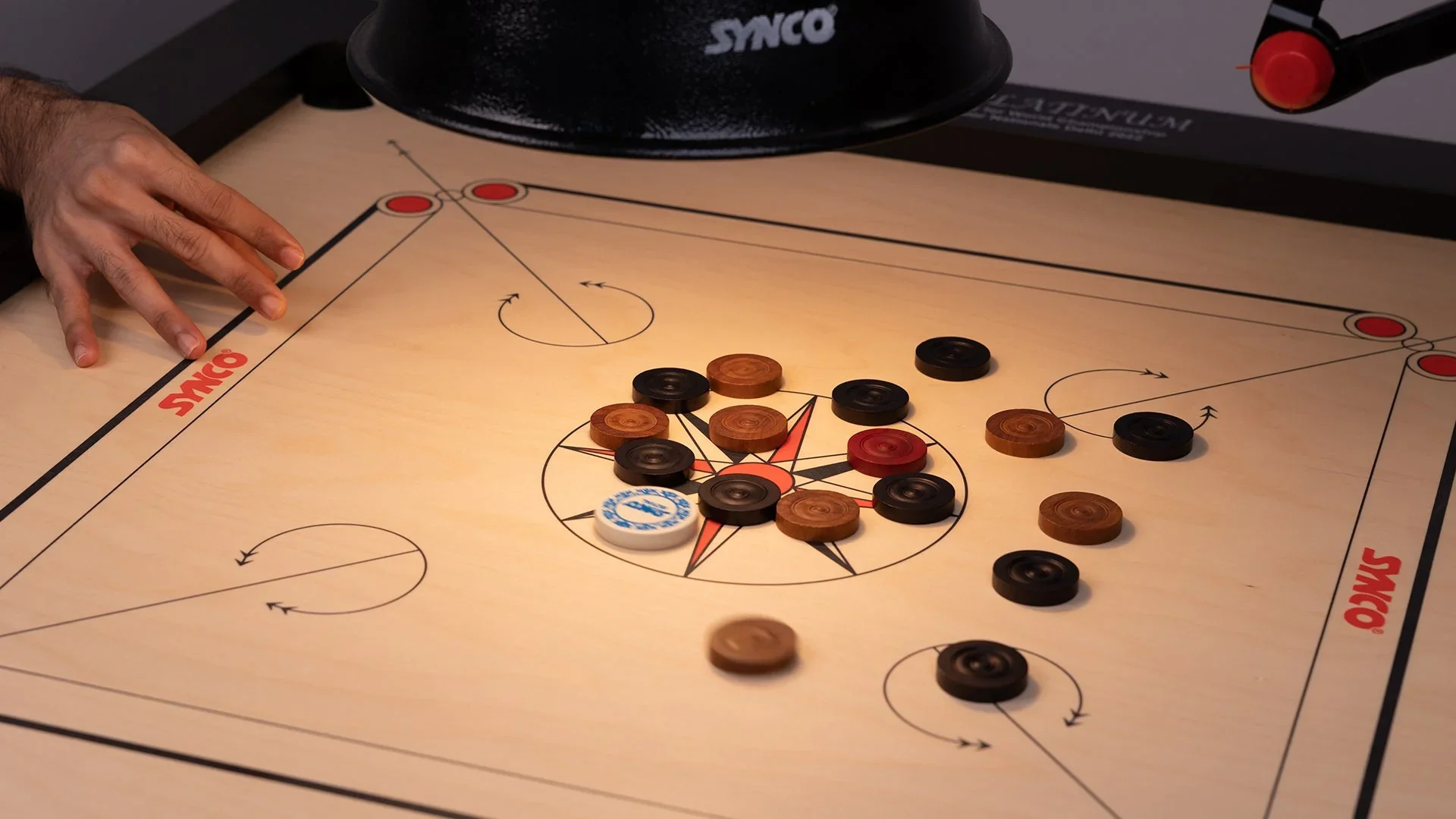Carrom Board Night Brings a Classic Tabletop Game and Community Together in Orange