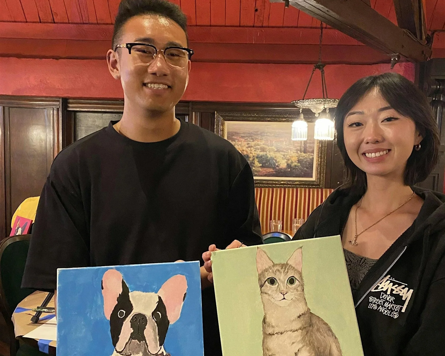 Paint Your Pet Event Lets Orange Residents Turn Their Furry Friends Into Works of Art