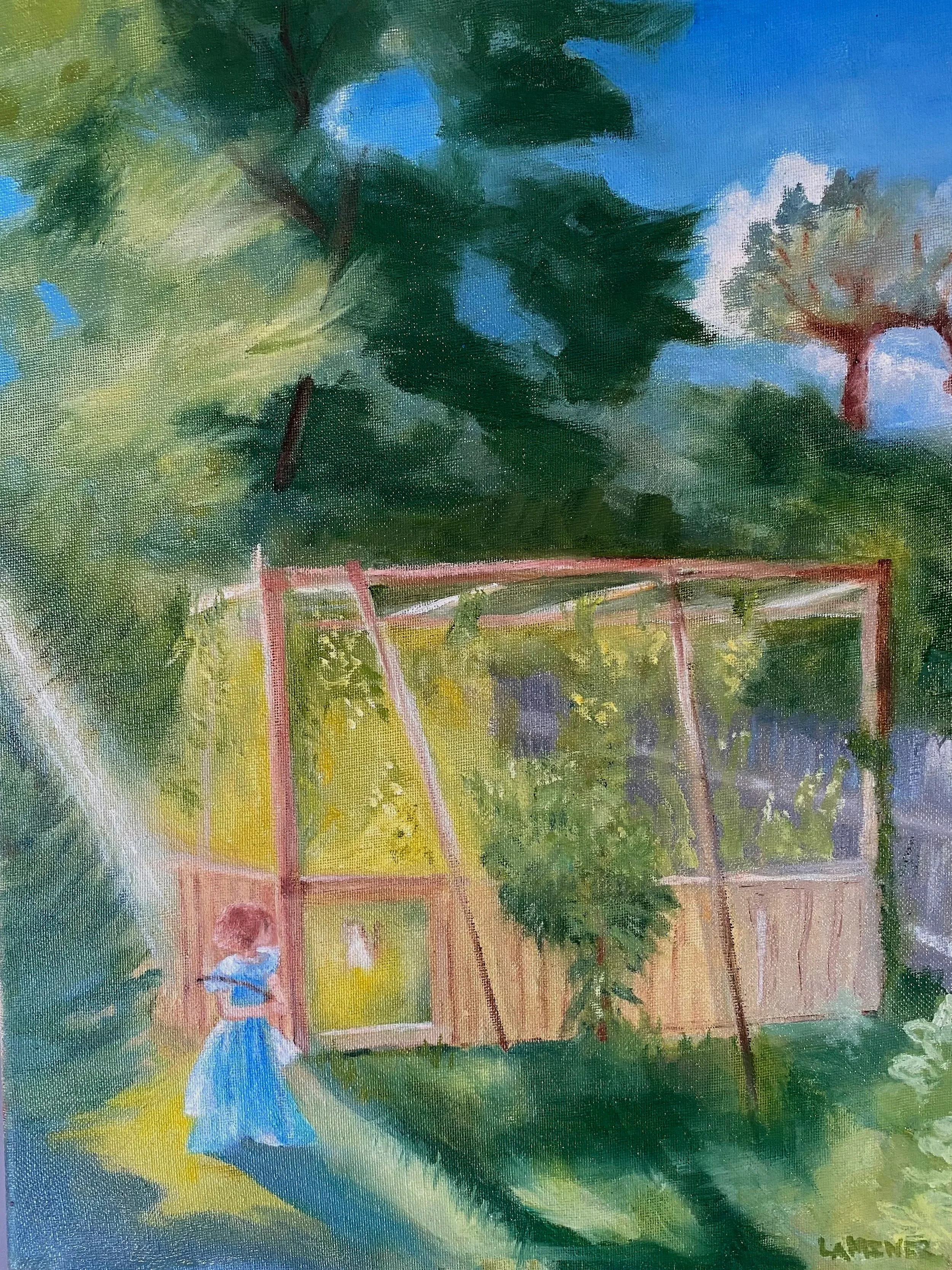 Delaney in the Garden - Private Collection