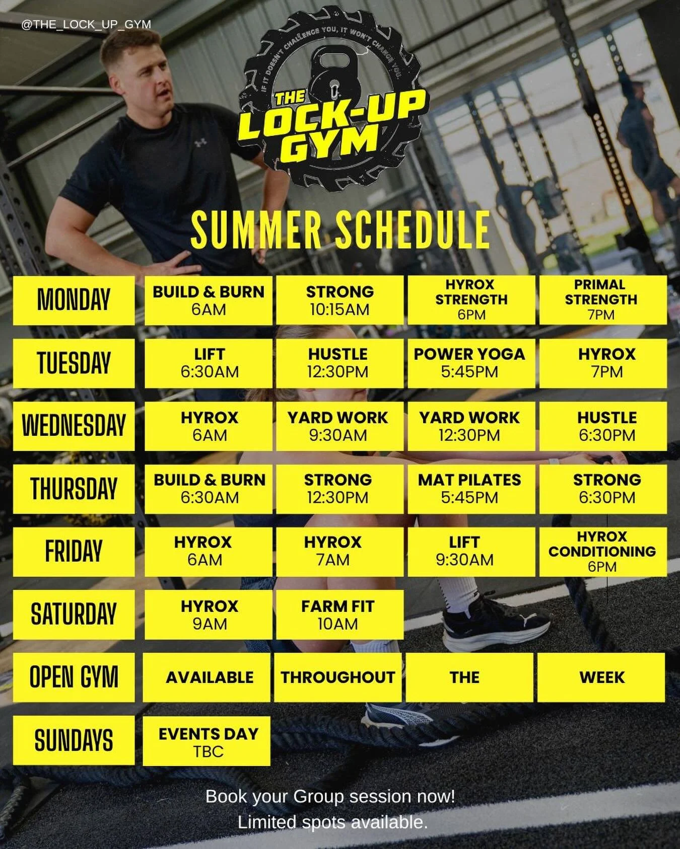 A few new additions coming in May 👀
all set to make this summer our best one yet.

Get geared up for bigger sessions, better vibes, and even more reasons to keep showing up 🔥💪