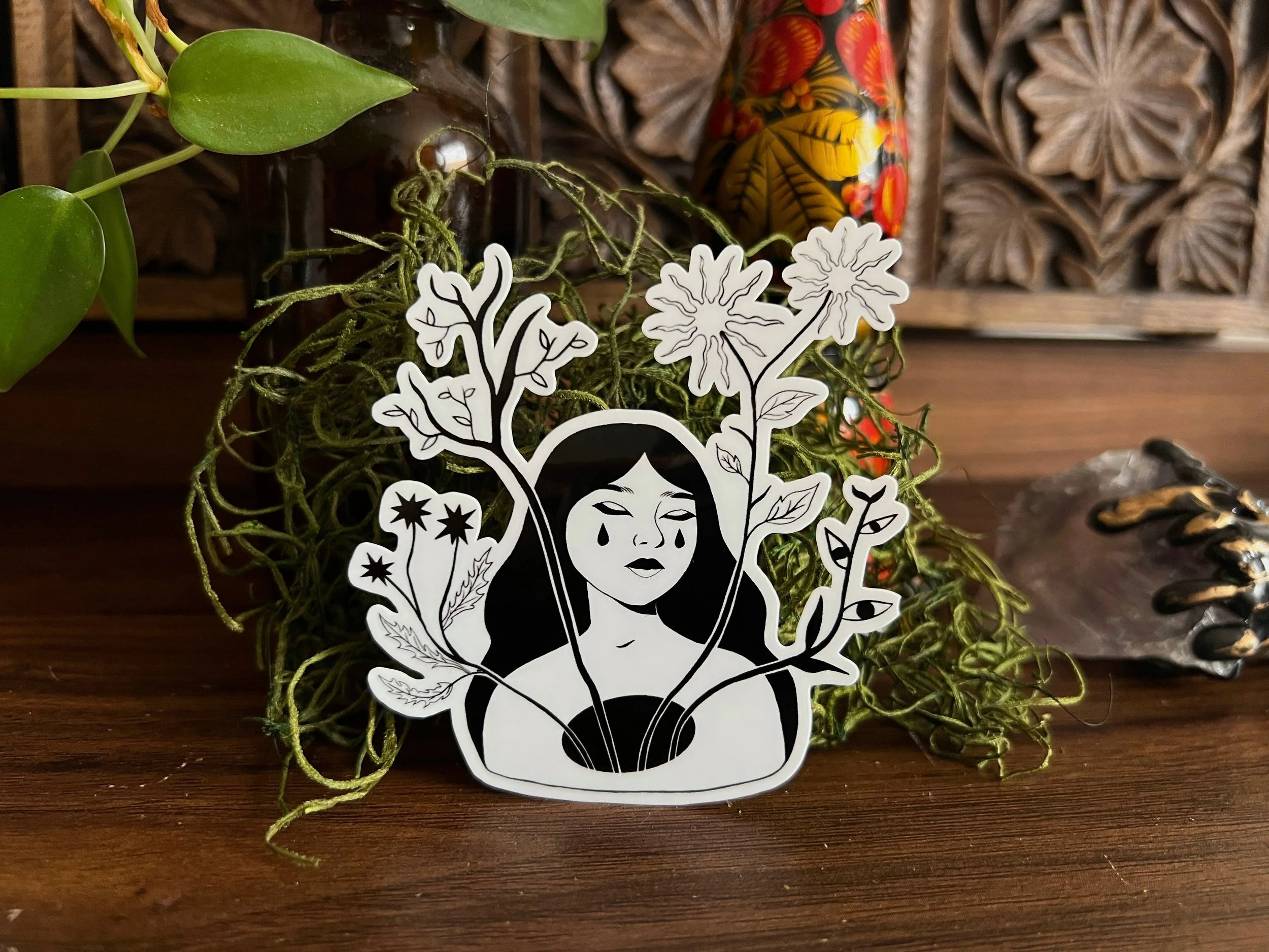 Sacred Bloom Sticker