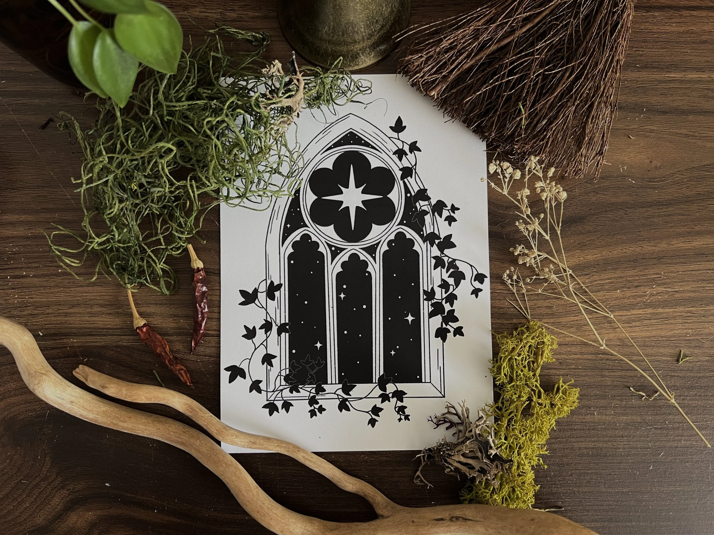 Gothic Stargazer Print