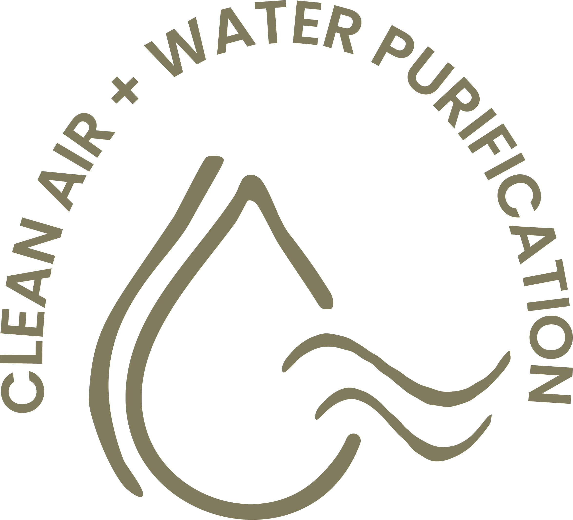 A circular logo with the text 'Water Plumbing' surrounding a stylized water drop icon in the center.