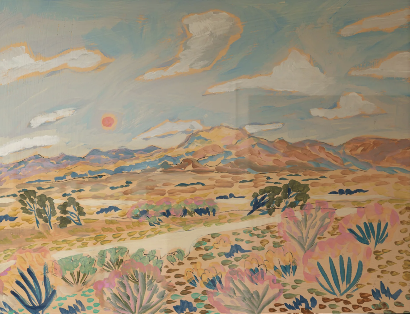 Vintage Western Cactus by Eleanor Baker