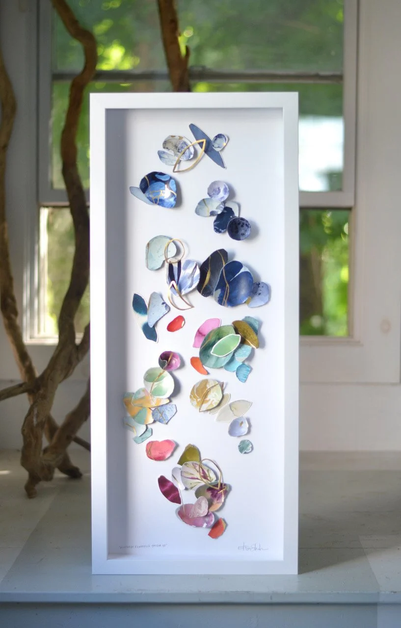 Kintsugi Eggshells Totem 50 by Elisa Sheehan