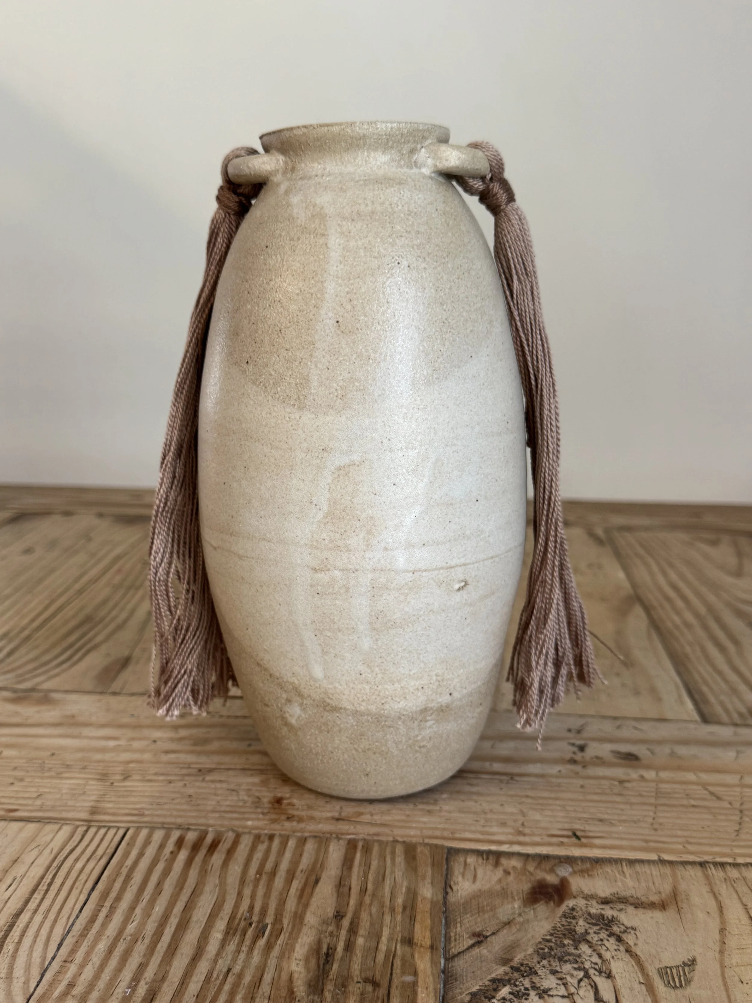 Ceramic Tassel Vase #5 by Bettina Chow