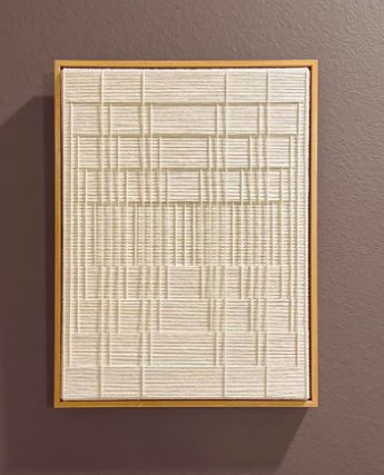 Framed Geometric Yarn Art