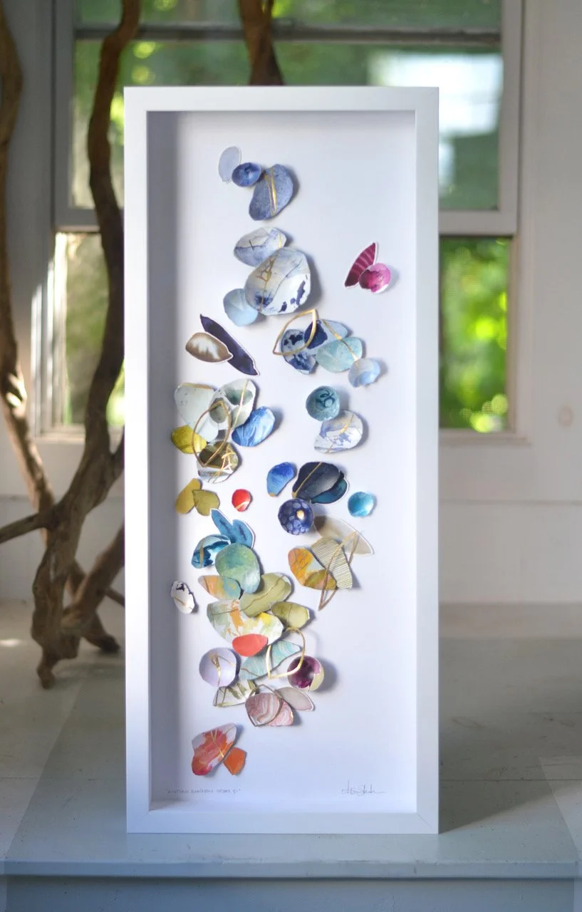 Kintsugi Eggshells Totem 51 by Elisa Sheehan