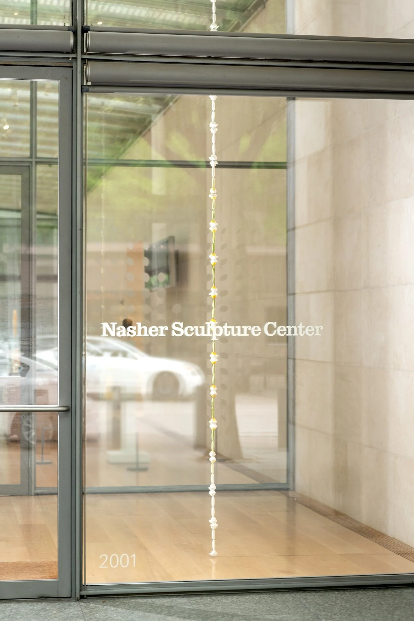 Deviled Egg and Okra Column, 2020, Nasher Sculpture Center, Dallas, TX