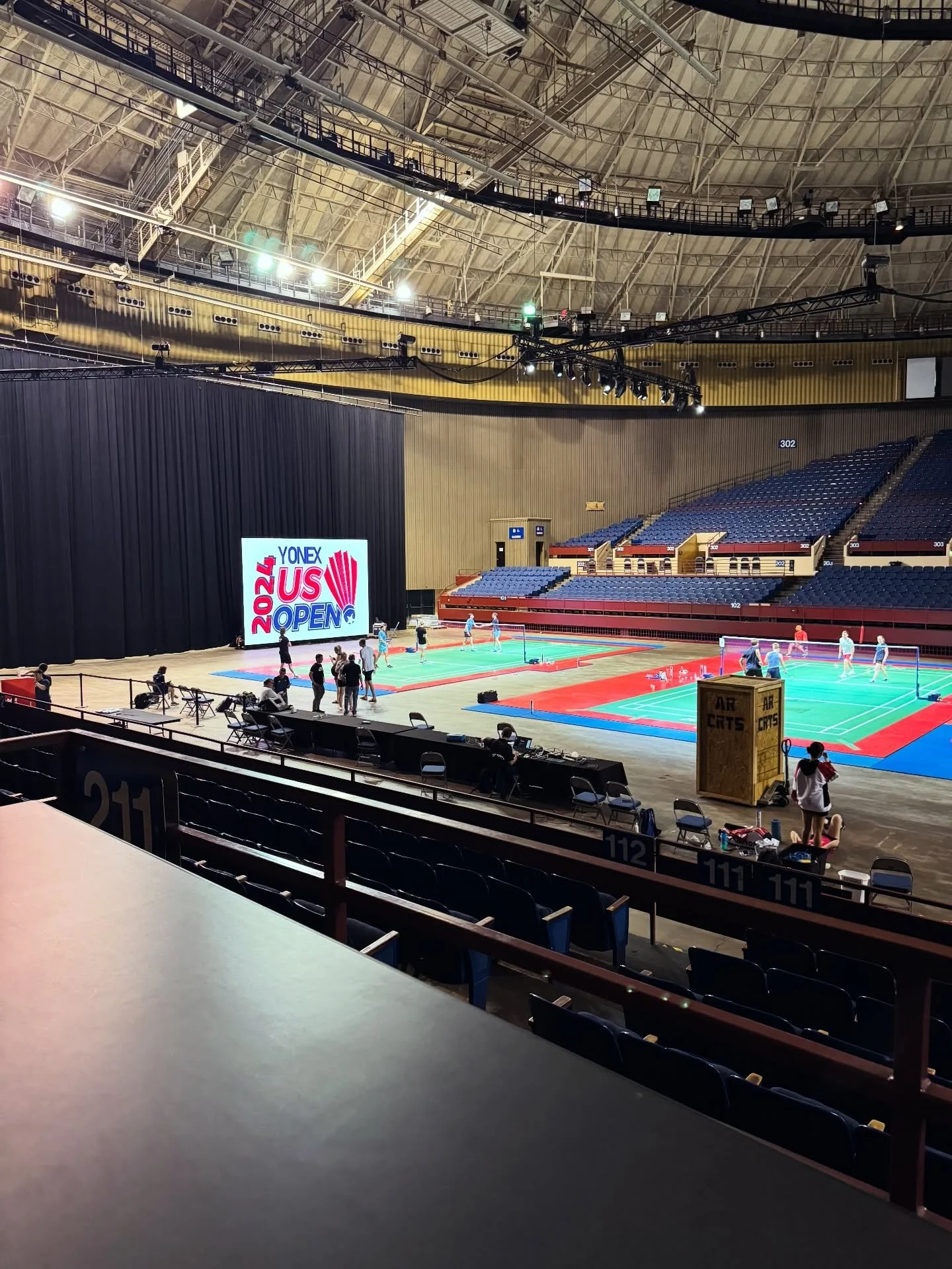 That time when we had that LED wall setup and did the video coverage for Yonex US Open in @fortworthconventioncenter 
&bull;
&bull;
&bull;
#ledwall #ledwallsetup #ledwallrentaldallas