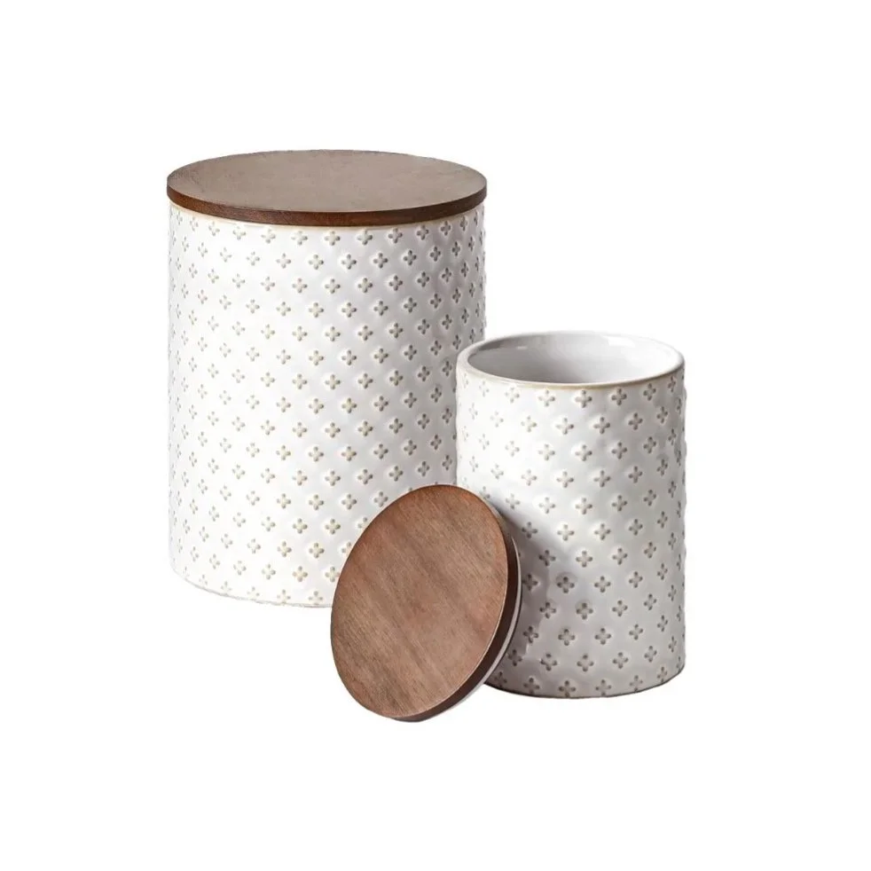 Ceramic Dog Treat Tins