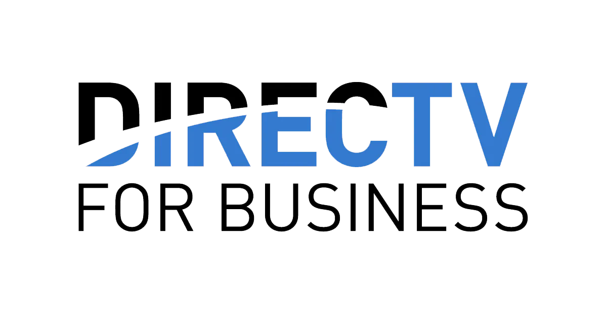 Direct TV for Business logo with black, white, and blue text.