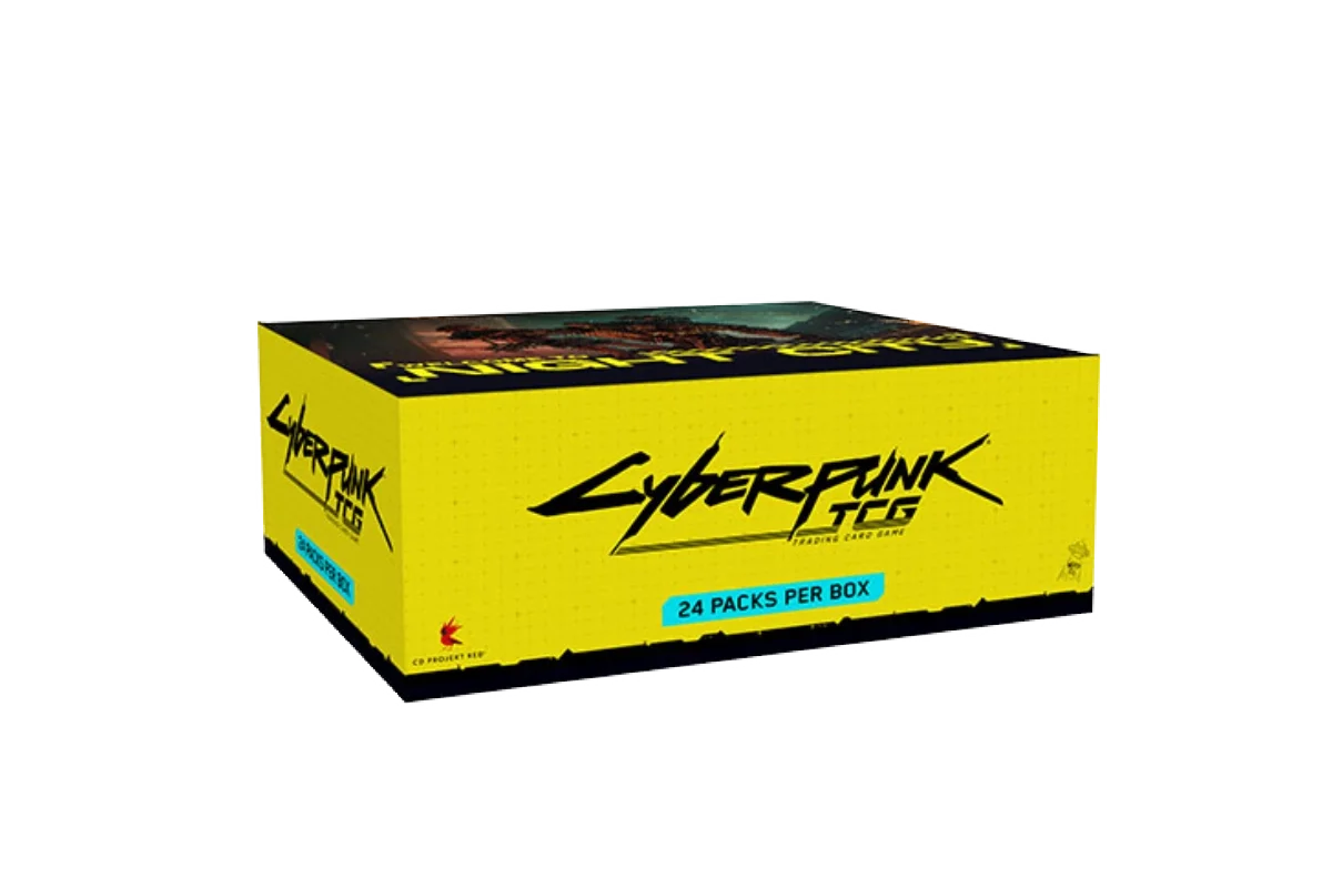 Cyberpunk TCG Welcome to Night City sealed booster display box, CD Projekt Red