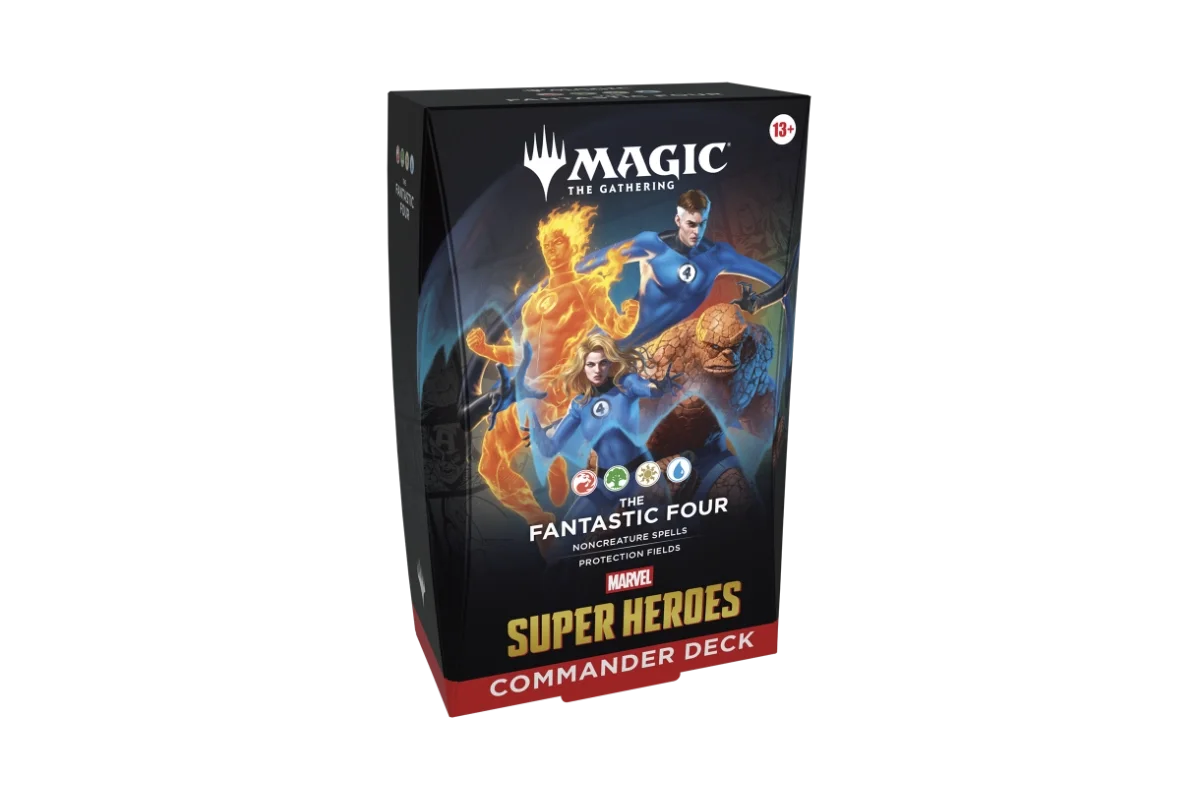 Magic: The Gathering Marvel Super Heroes Commander Deck The Fantastic Four left angle