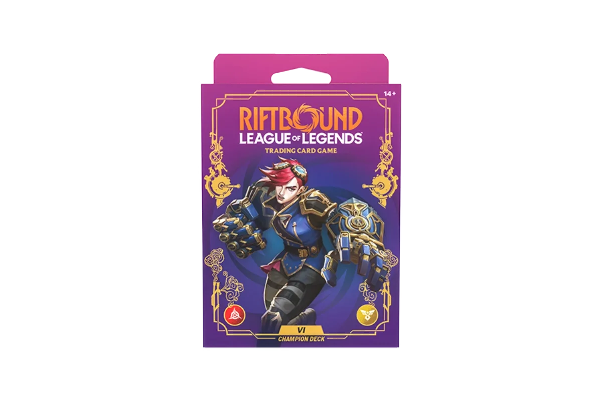 Riftbound League of Legends TCG Set 3 The Unleashed Champion Deck Vi front