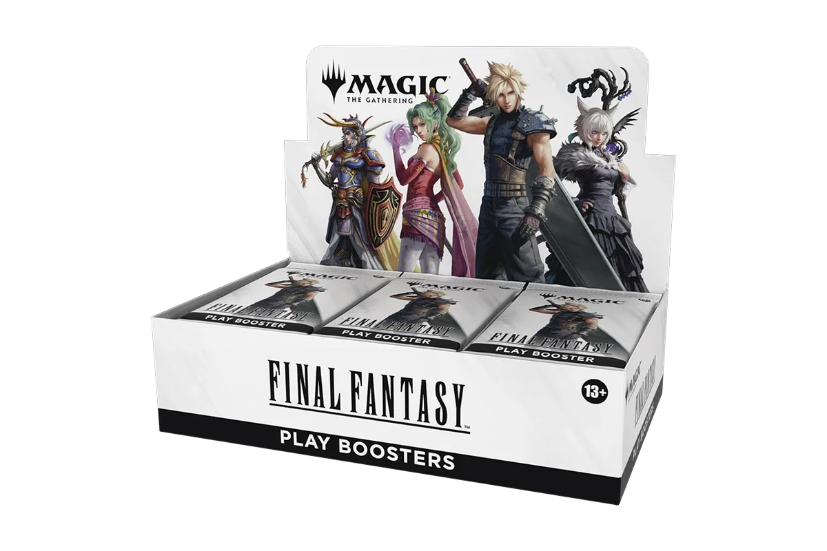 Magic: The Gathering Final Fantasy Play Booster Box - open display right angle