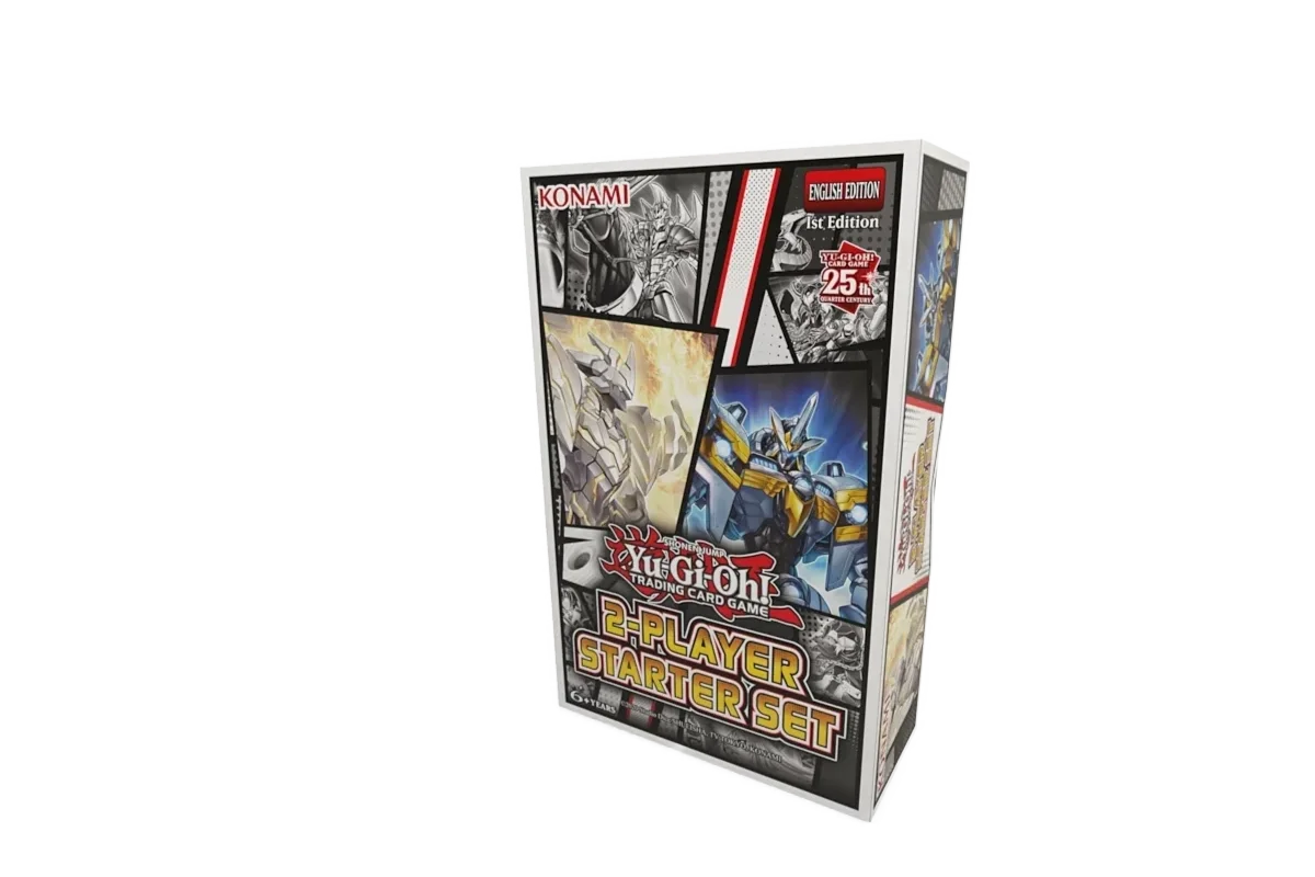 Yu-Gi-Oh! Trading Card Game 2-Player Starter Set featuring Synchro and Xyz Monsters gameplay - front right view
