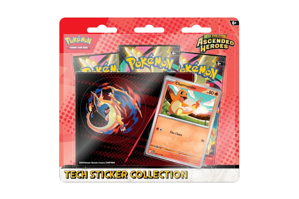 Pokémon TCG - Mega Evolution: Ascended Heroes Tech Sticker Collection - Charmander