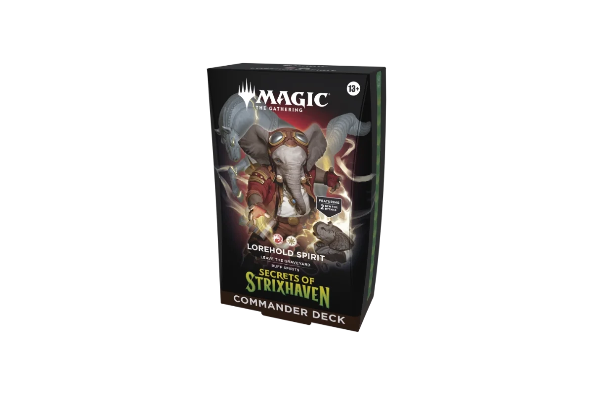 Magic: The Gathering Secrets of Strixhaven Commander Deck Lorehold Spirit right angle