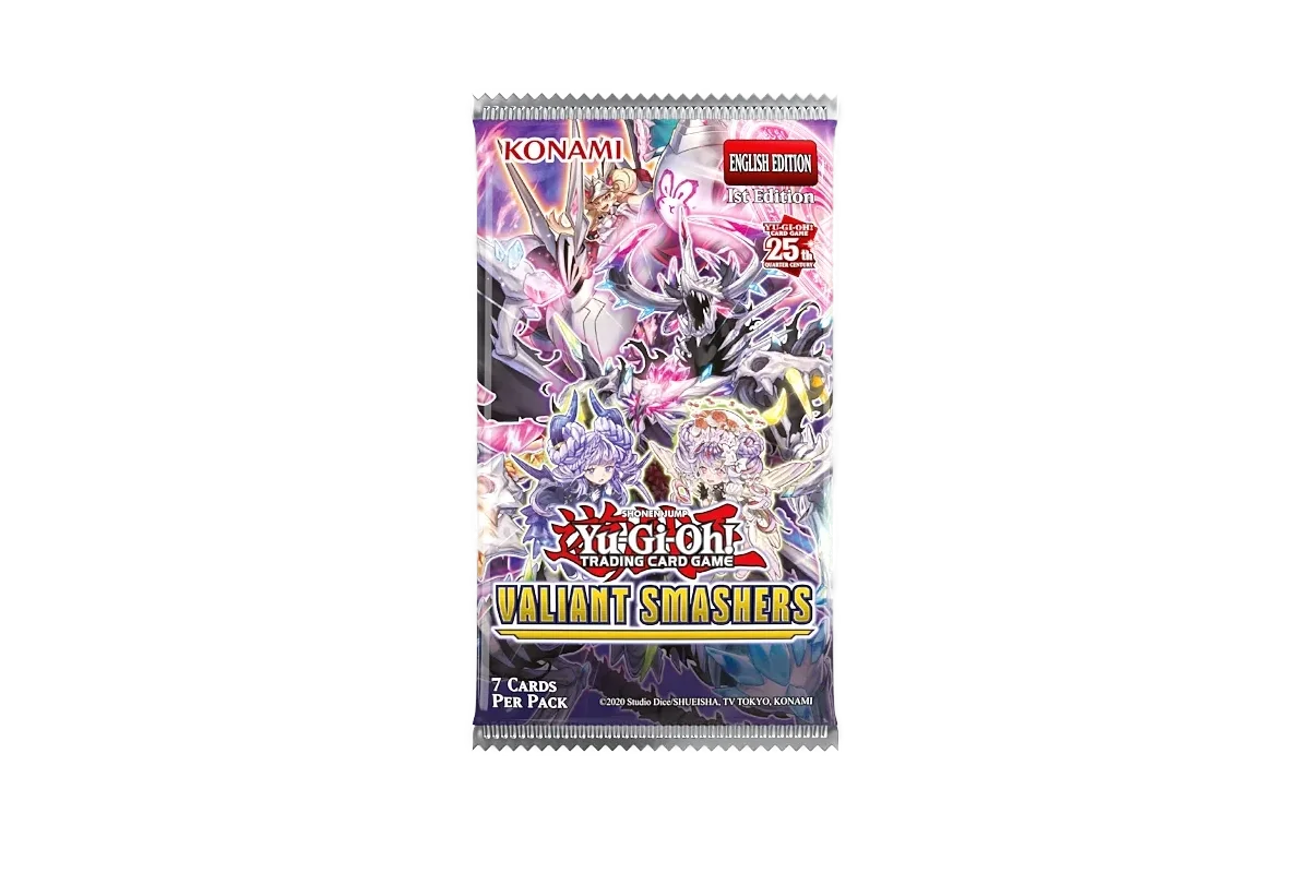 Yu-Gi-Oh! Valiant Smashers booster pack featuring Centur-Ion and Memento monsters